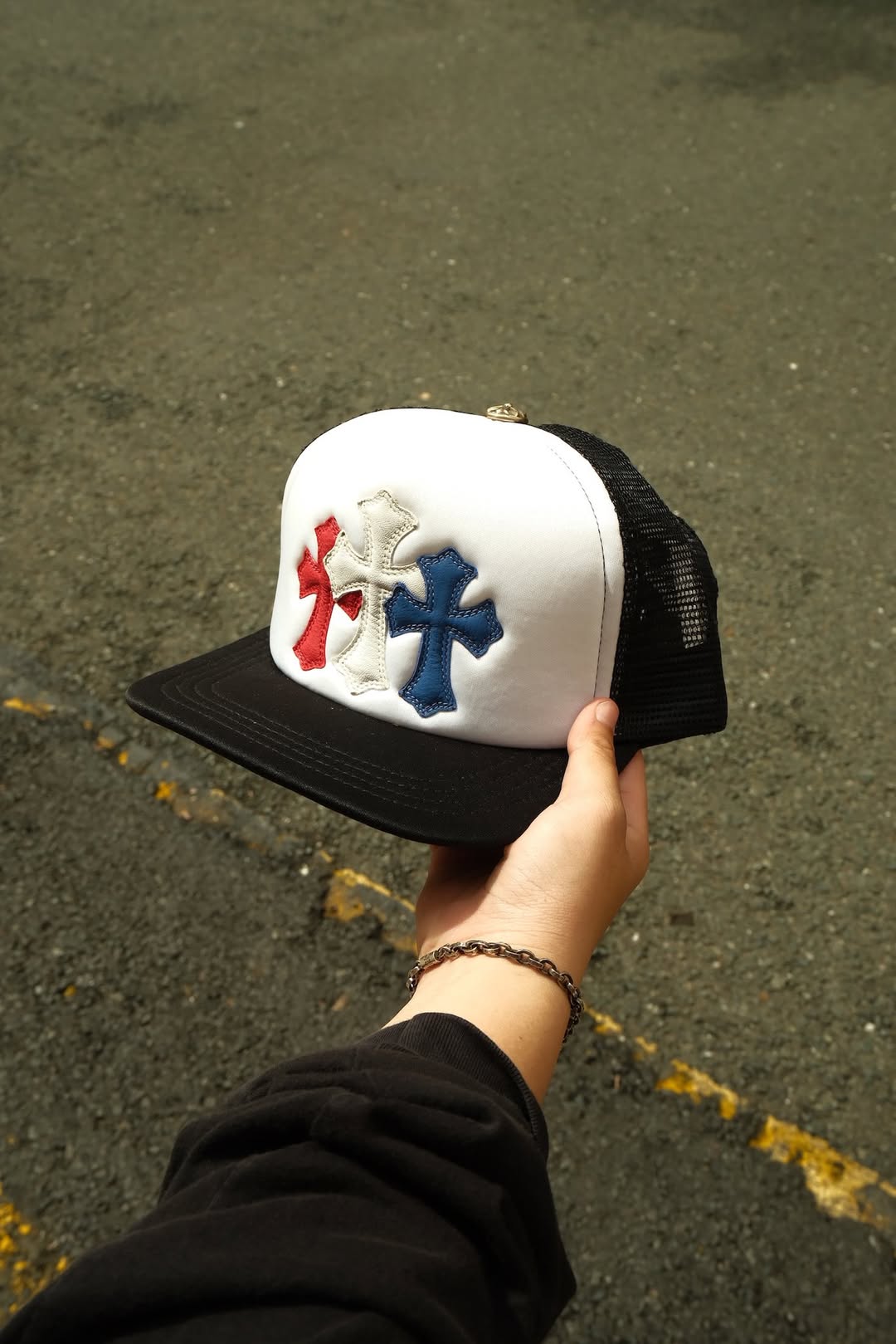 Chrome Hearts Patch Cross Trucker Hat