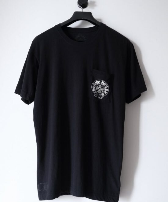 Chrome Hearts Horseshoes Logo Pocket T-Shirt