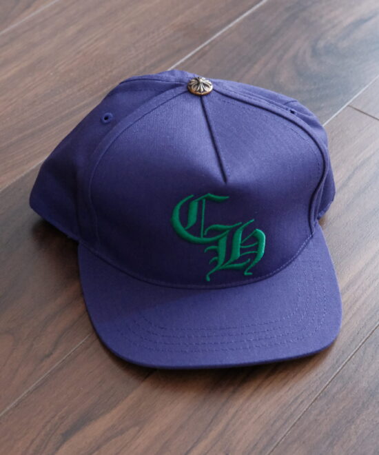 CHROME HEARTS CH On Field Green/Purple Baseball Cap