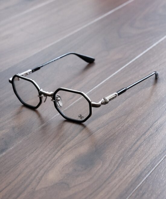 Chrome Hearts TATTERS BLACK/SILVER GLASSES