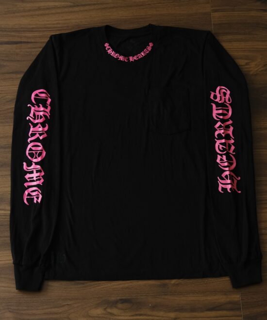 Chrome Hearts Neck Logo Long Sleeve T-Shirt