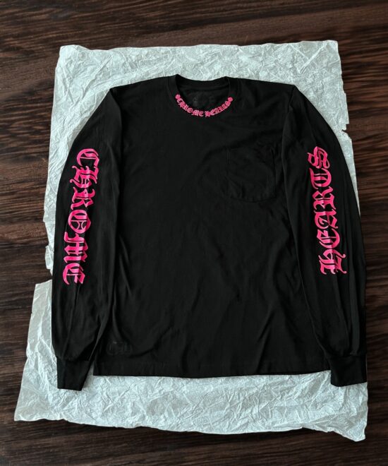 Chrome Hearts Neck Logo Long Sleeve T-Shirt
