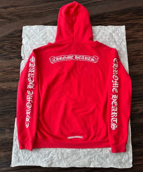 Chrome Hearts Scroll Logo Hoodie