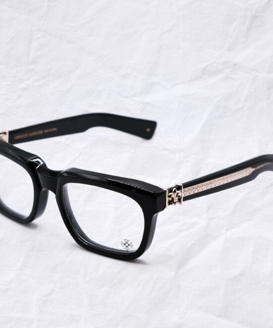 Chrome Hearts SEE YOU IN TEA BLACK/GOLD PLATED GLASSES