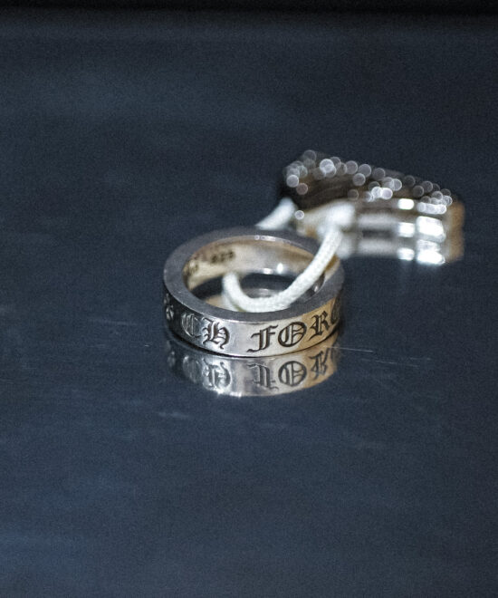CHROME HESRTS FOREVER SPACER 6mm Ring